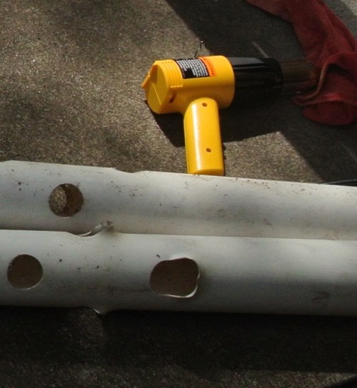 A look at my heat gun....a hairdryer on steroids. I call it my "Binford" hotter than Hell model!