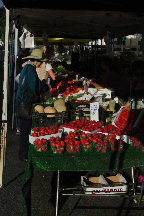 I couldn't resist - I bought three baskets! Yum