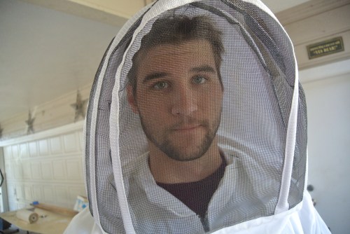 My son Joe suited up and gave me a hand. Thanks Joe.